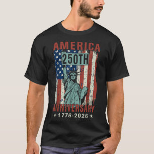 250 Jahre Amerika Jahrestag 4. Juli unabhängig T-Shirt