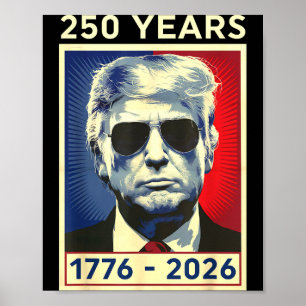 250 Jahre Amerika-Jubiläum 1776 2026 250 Jahre Poster