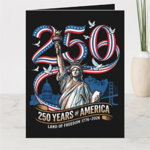 250 Jahre Amerika-Jubiläum 1776 2026  Karte