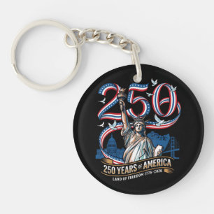 250 Jahre Amerika-Jubiläum 1776 2026  Schlüsselanhänger