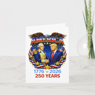 250 Jahre Amerika-Jubiläum 250. Feiertagskarte