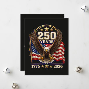 250 Jahre Amerika-Jubiläum 250. Feiertagskarte
