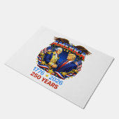 250 Jahre Amerika-Jubiläum 250. Fußmatte (Schrägansicht)