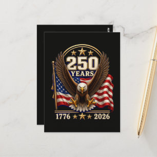 250 Jahre Amerika-Jubiläum 250. Postkarte