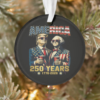 250 Jahre Amerika-Jubiläum 250. Trump Ornament