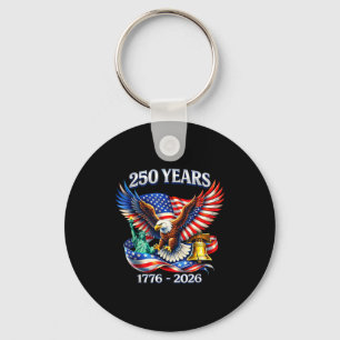 250 Jahre Amerika-Jubiläum 250. Unabhängigkeit25 Schlüsselanhänger