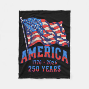250 Jahre Amerika-Jubiläum 250. Unabhängigkeit D Fleecedecke