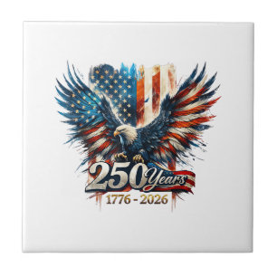 250 Jahre Amerika-Jubiläum 250. Unabhängigkeit D Fliese