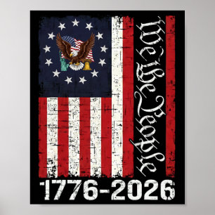 250 Jahre Amerika-Jubiläum 250. Unabhängigkeit D Poster