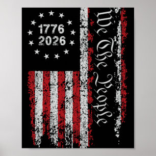 250 Jahre Amerika-Jubiläum 250. Unabhängigkeit D Poster