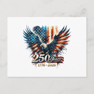 250 Jahre Amerika-Jubiläum 250. Unabhängigkeit D Postkarte