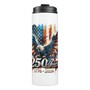 250 Jahre Amerika-Jubiläum 250. Unabhängigkeit D Thermosbecher