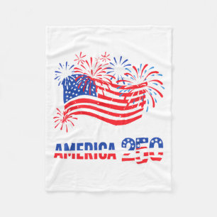 250 Jahre Amerika-Jubiläum 250. Unabhängigkeit Fleecedecke