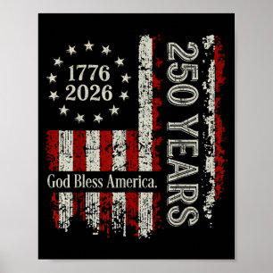 250 Jahre Amerika-Jubiläum 250. Unabhängigkeit Poster