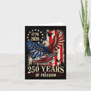 250 Jahre Amerika Jubiläum Adler Unabhängigkeit Karte