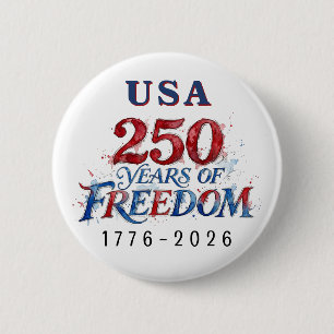 250 Jahre Amerika-Jubiläum Button