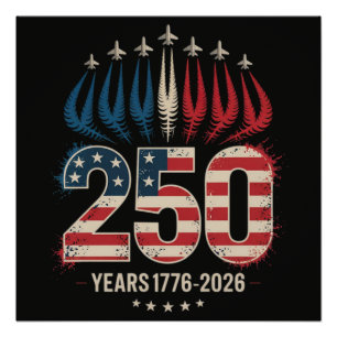 250 Jahre Amerika-Jubiläum Poster
