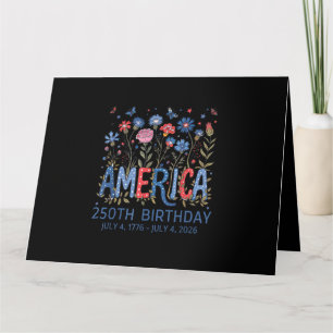250 Jahre Amerika-Jubiläum USA 250. Geburtstag A Karte