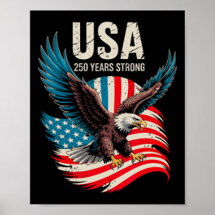 250 Jahre Amerika-Jubiläum USA 250. Geburtstag A Poster