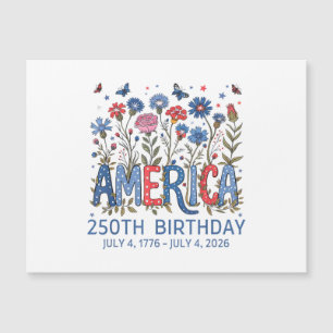 250 Jahre Amerika-Jubiläum USA 250. Geburtstag F Magnetkarte