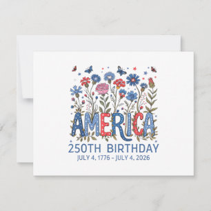250 Jahre Amerika-Jubiläum USA 250. Geburtstag F Save The Date