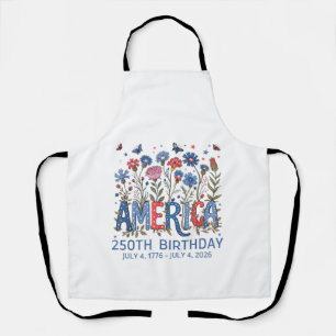 250 Jahre Amerika-Jubiläum USA 250. Geburtstag F Schürze