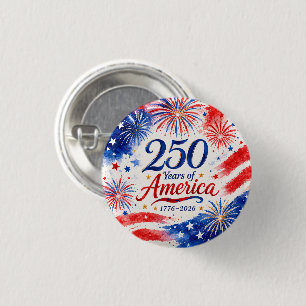 250 Jahre Amerika, Lebendige Patriotische Button