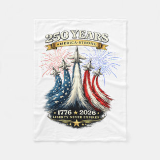 250 Jahre Amerika Stark 1776 2026 Fleecedecke