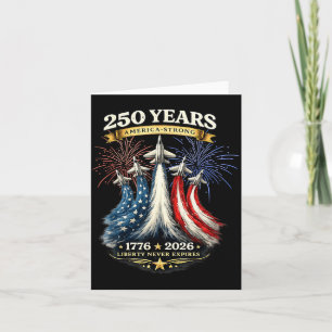 250 Jahre Amerika Stark 1776 2026 Karte