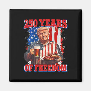 250 Jahre Amerika Trump 4. Juli 2026 Freiheit Unab Magnet