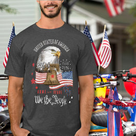 250 Jahre Amerika Wir Das Volk Adler & Freiheit T-Shirt