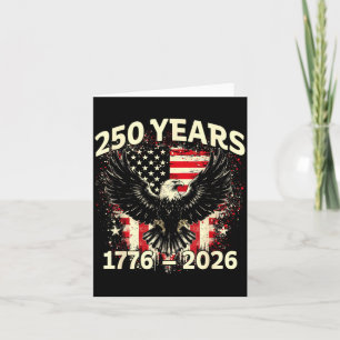 250 Jahre Amerikanisch 1776 2026 Vintage Wir Das V Karte