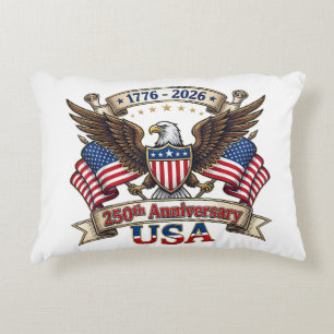 250 Jahre Amerikanisch 250. 4. Juli Jubiläum 1 Dekokissen