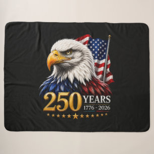 250 Jahre Amerikanisch 250. Jubiläum Patriotisch U Sherpadecke