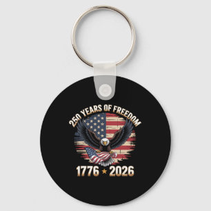 250 Jahre amerikanisch 250. Jubiläum uns USA-Flagg Schlüsselanhänger