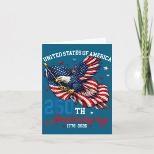 250 Jahre amerikanisch 250. Jubiläum us usa Flagge Karte