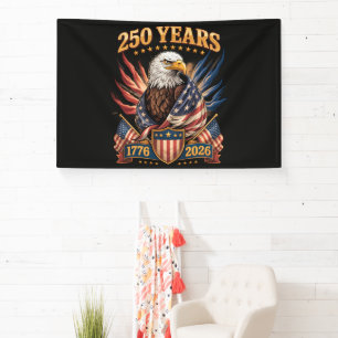 250 Jahre Amerikanisch 250. Jubiläum USA Patriotis Banner