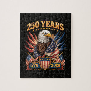 250 Jahre Amerikanisch 250. Jubiläum USA Patriotis Puzzle