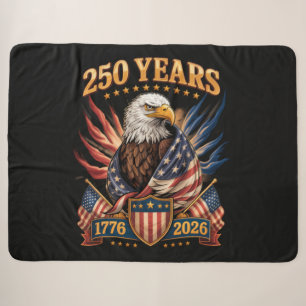 250 Jahre Amerikanisch 250. Jubiläum USA Patriotis Sherpadecke