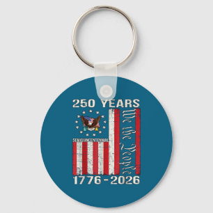 250 Jahre amerikanisch 250. Jubiläum USA US-Flagge Schlüsselanhänger