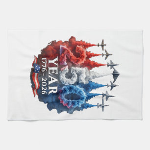 250 Jahre Amerikanisch 250. USA Patriotisch 4. Jul Geschirrtuch