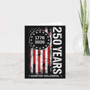 250 Jahre Amerikanische 250-Jahr-Feier Flagge USA Karte