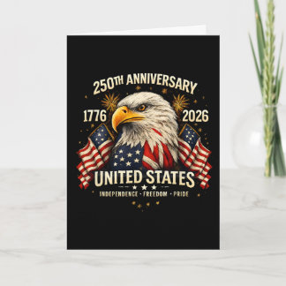 250 Jahre amerikanische 250. Jubiläum 1776-2026 4. Karte
