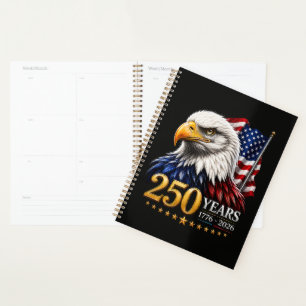 250 Jahre Amerikanische 250. Jubiläum Patriotisch  Planer