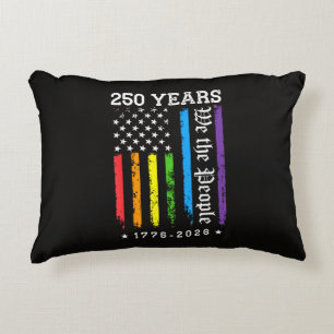 250 Jahre Amerikanische 250. Jubiläum US LGBT Pr Dekokissen