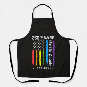 250 Jahre Amerikanische 250. Jubiläum US LGBT Pr Schürze