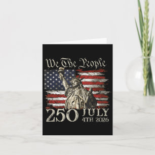 250 Jahre amerikanische 250. Jubiläum US USA-Flagg Karte