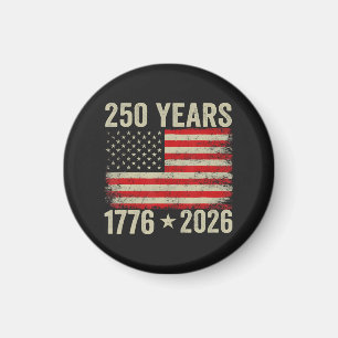 250 Jahre amerikanische Flagge 1776-2026 Magnet