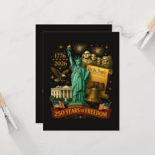 250 Jahre amerikanische Freiheit Einladung