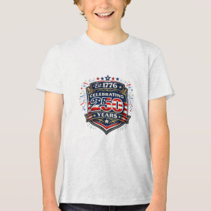 250 Jahre Amerikanische Freiheit feiern Tri-Blend Shirt
